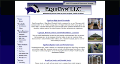 Desktop Screenshot of equigym.com